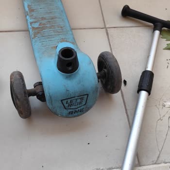 Scooter Direksiyon Parçası Kırıldı, Yedek Parça Temin Edilemiyor