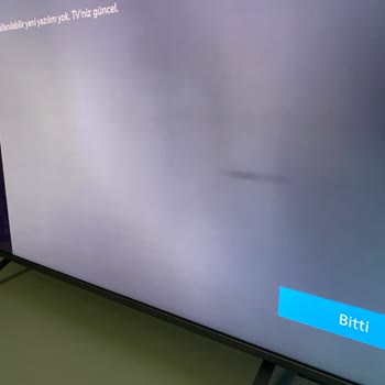Yeni Alınan Televizyonda Ekranda Beliren Siyah İz Ve Değişim Talebi