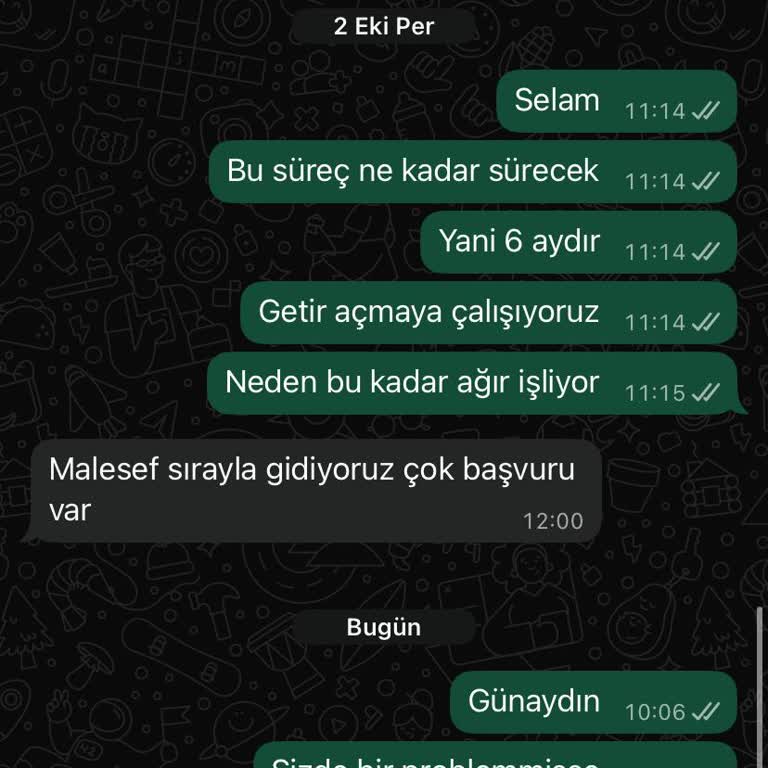 Getir Çarşı Başvurum 7 Aydır Sonuçlanmadı, Ciddiyetsizlikten Şikayetçiyim