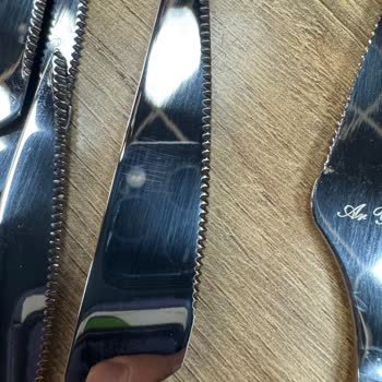 Aryıldız Çatal Bıçak Takımında Hızlı Paslanma Ve Renk Atması!