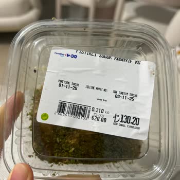 Taze Diye Satılan Kadayıf Bozuk Çıktı Sağlığımız Riske Girdi