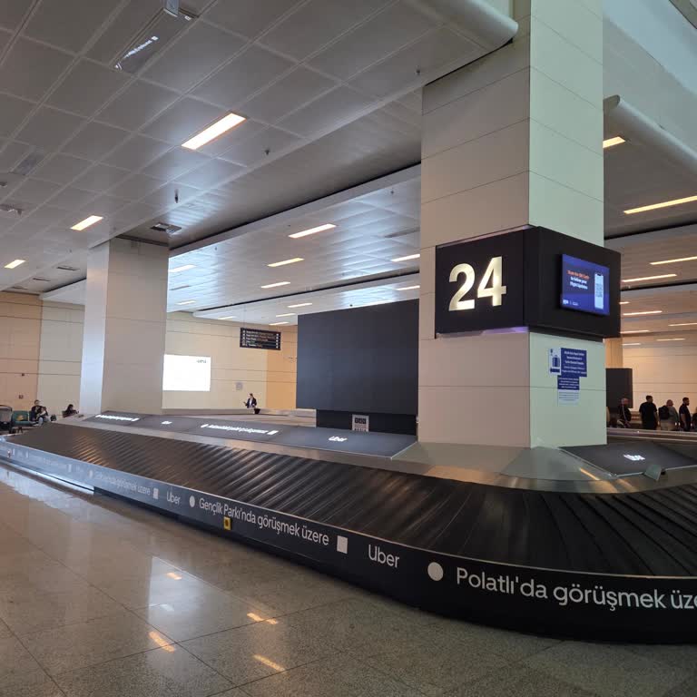 Bagaj Bantlarının Yetersizliği Nedeniyle Yaşanan Yoğunluk Ve Bekleme Sorunu