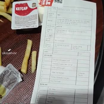 Burger King Ağlayan Çocuklar, Mutsuz Sipariş, Özenle Hazırlanan Paket