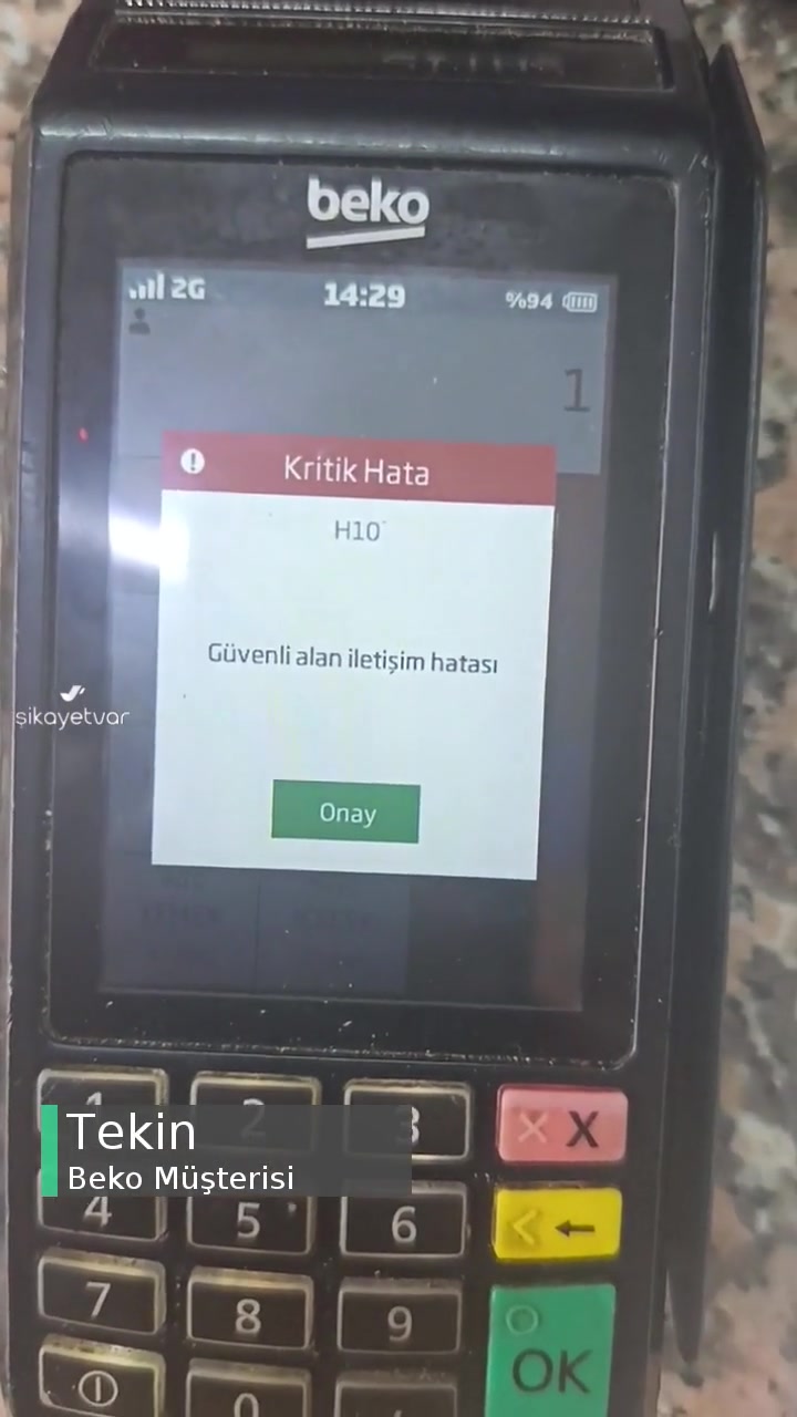 Beko Güvenli İletişim Hatası videonun kapak resmi