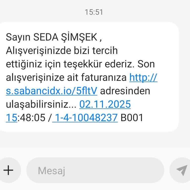 İzinsiz Fatura Kesilmesi Ve Kişisel Bilgilerimin Kullanılması