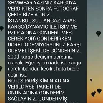 Yanlış Beden Gönderimi Ve Hatalı Kargo Ücreti Talebi