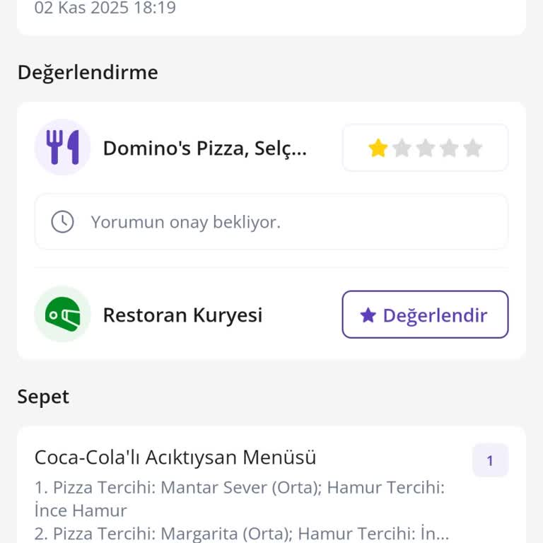 Kapıda Ödeme Seçeneği Sunulmasına Rağmen Siparişim Teslim Edilmedi