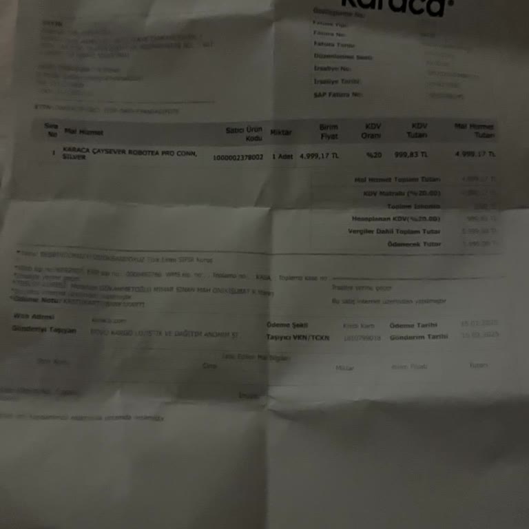 Çaysever Robotea Pro Ürünü Sürekli Arızalanıyor, Sorunlar Çözülmüyor