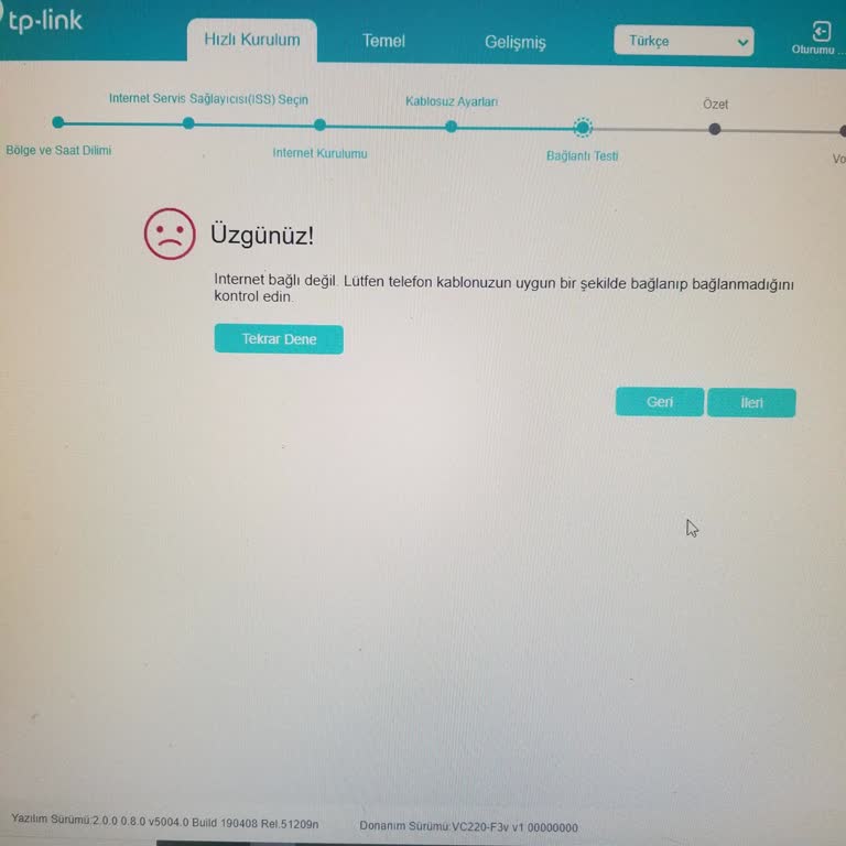 Bağlantı Sorunu Ve İptal Talebine Cevap Alamıyorum