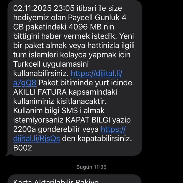 Faturaya Yansıtılmayan İşlem Tutarının Hatalı Olarak Faturama Eklenmesi Ve İade Talebi