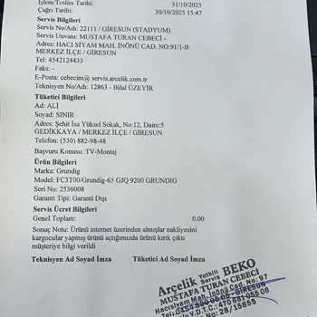 Kırık Gelen Televizyon İçin İade Sürecinde Çözüm Bulunamıyor