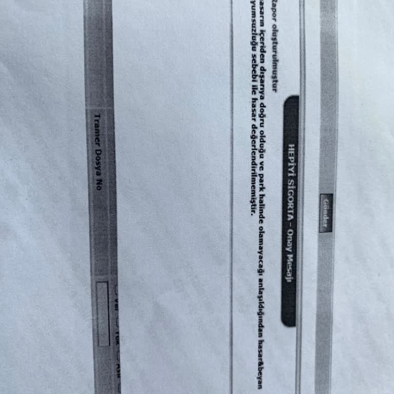 Hasar Başvurumun Gecikmesi Ve Mağduriyetimin Giderilmemesi