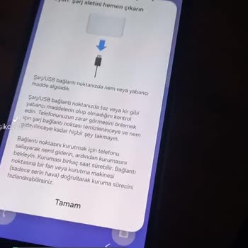 Samsung A36 Cep Telefonu Nem Algılıyor Uyarısı Ve Telefon Şarj Sorunu