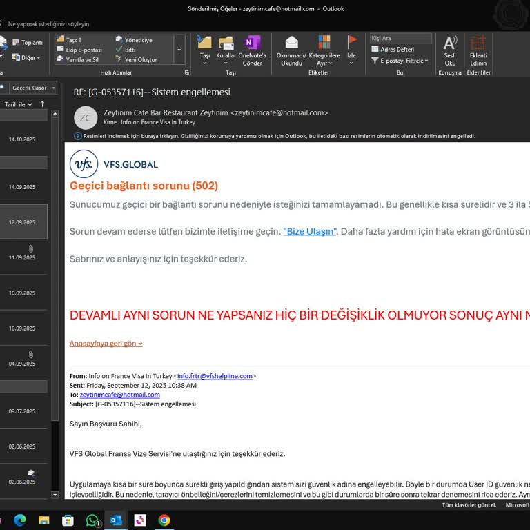 VFS Global İzmir Vize Başvurusunda Fotoğraf Yükleme Sorunu Ve Randevuya Erişim Problemi