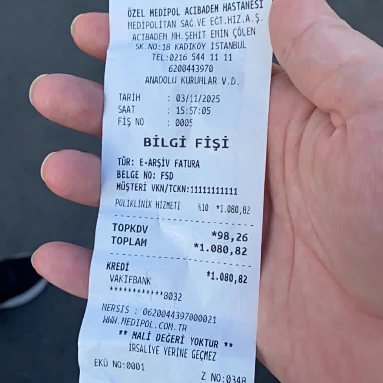 Acıbadem Medipol Hastanesi'nde Uzun Bekleme, Yoğunluk Ve Ekstra Ücret Sorunu