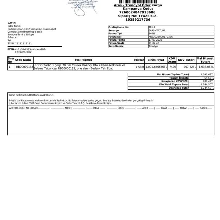 İki Kullanımda Arızalanan Oto Yıkama Tabancası İçin Mağduriyet