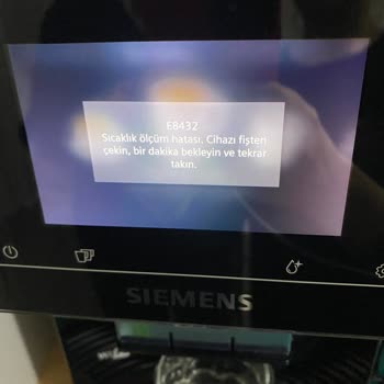 Siemens Kahve Makinesi Arızası Ve Yetersiz Servis Deneyimi Nedeniyle Mağduriyet
