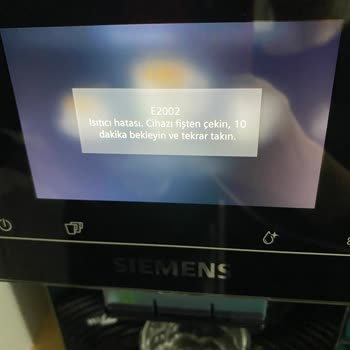 Siemens Kahve Makinesi Arızası Ve Yetersiz Servis Deneyimi Nedeniyle Mağduriyet