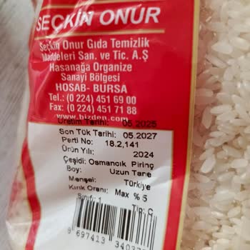 Açılmamış Pirinç Paketinde Böcek Şoku: Hijyen Ve Sağlık Riski