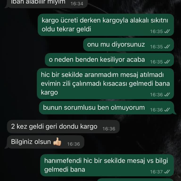 Teslim Edilmeyen Ürüne Eksik İade Ve İletişim Engeli