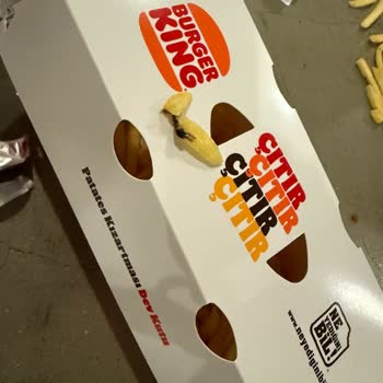 Burger King Patatesinde Böcek: Hijyen ve Güven Sorunu