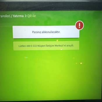 ATM Paramı Aldı Mağduriyetim Giderilmiyor