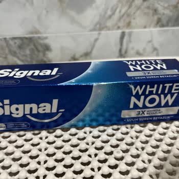 Signal White Now Diş Macunu Diş Fırçamı Maviye Boyadı, Mağduriyetimin Giderilmesini İstiyorum