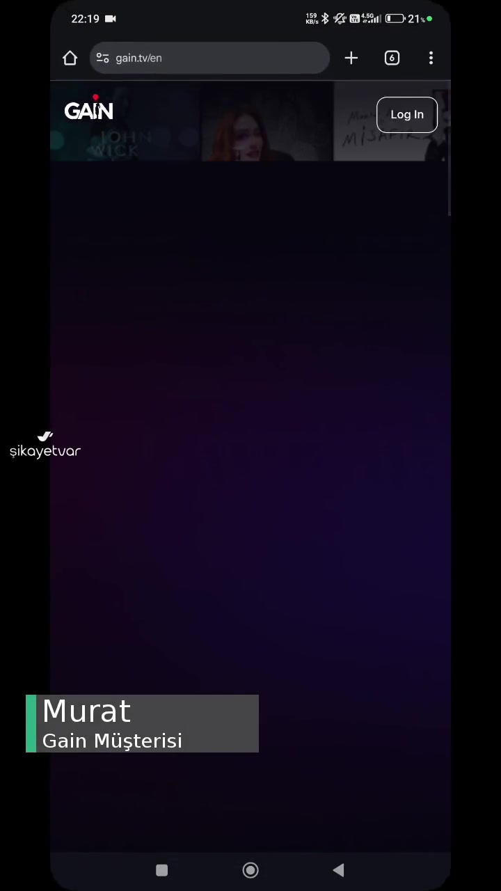 Gain Abonelik İptali, Web Hatası videonun kapak resmi