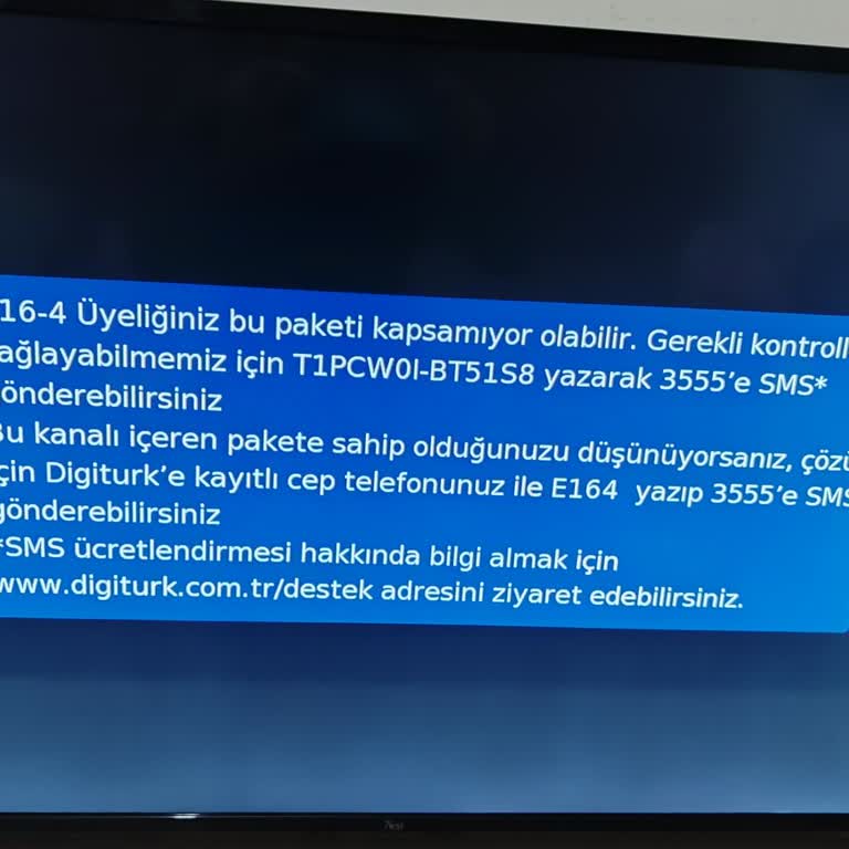 Ödeme Yapmama Rağmen Yayın Kesintisi Ve Destek Sorunu Yaşıyorum