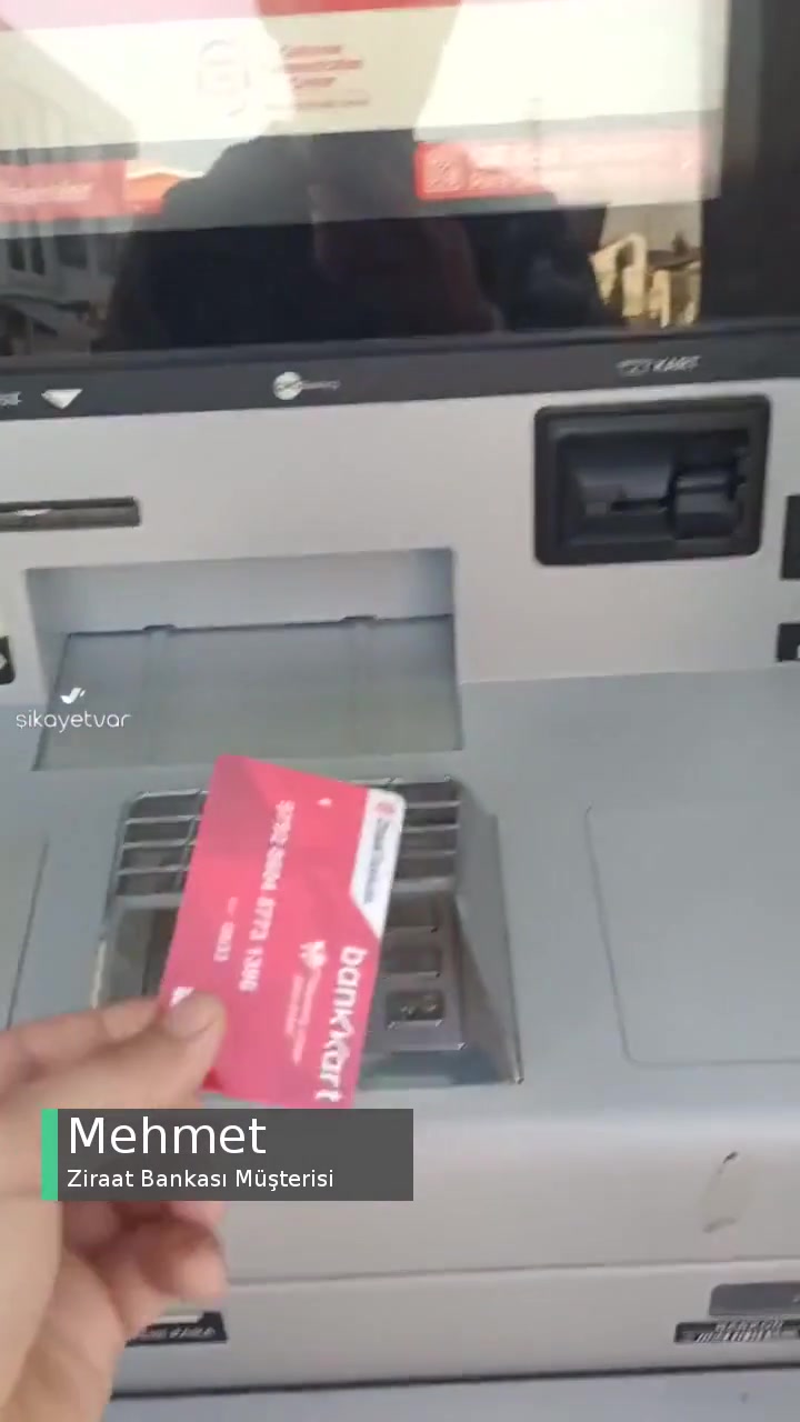 Ziraat Bankası ATM Mağdur Bıraktı, Amatör Banka videonun kapak resmi
