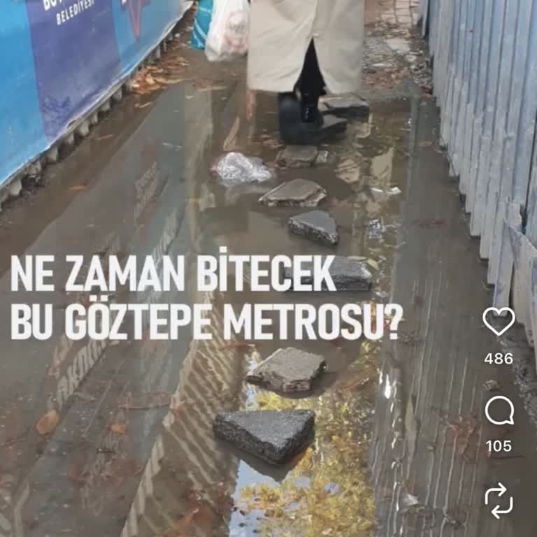 Kadıköy'de metro inşaatı nedeniyle trafik sorunu