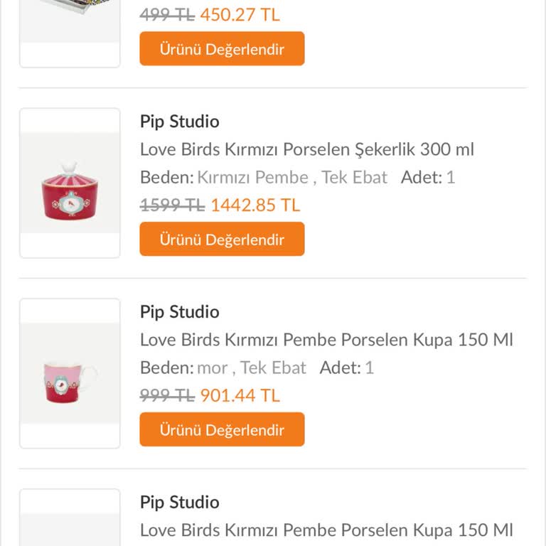 Siparişimde Eksik Gelen Şekerlik Mağduriyeti