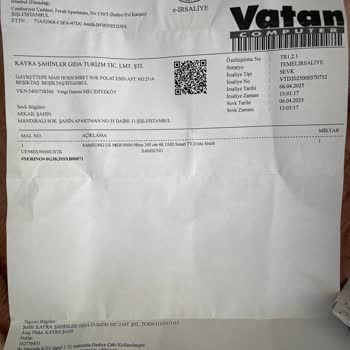 Taşıma Sırasında Kırılan Televizyon İçin Değişim Veya İade Talebim Karşılanmadı