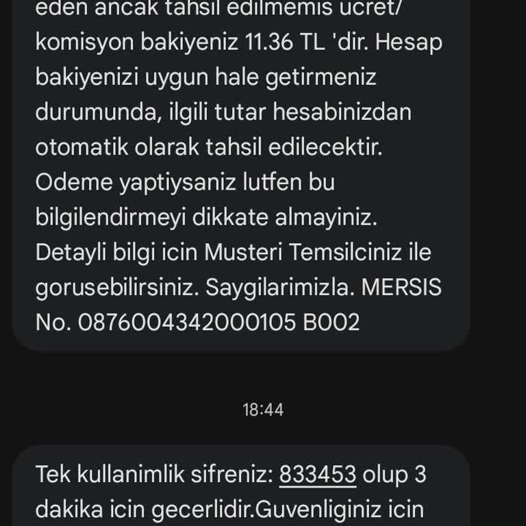 TEB Hesabımdan Bilgilendirme Yapılmadan MKK Ücreti Kesildi Ve Çözüm Sunulmadı