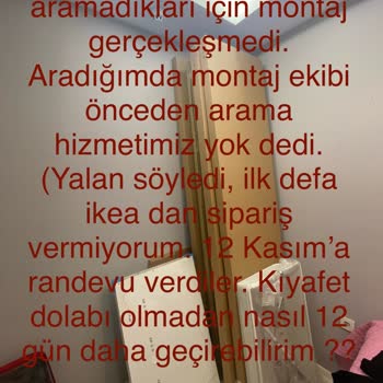 Montaj Ekibi Önceden Haber Vermeden Gelerek Mağduriyet Yaşattı