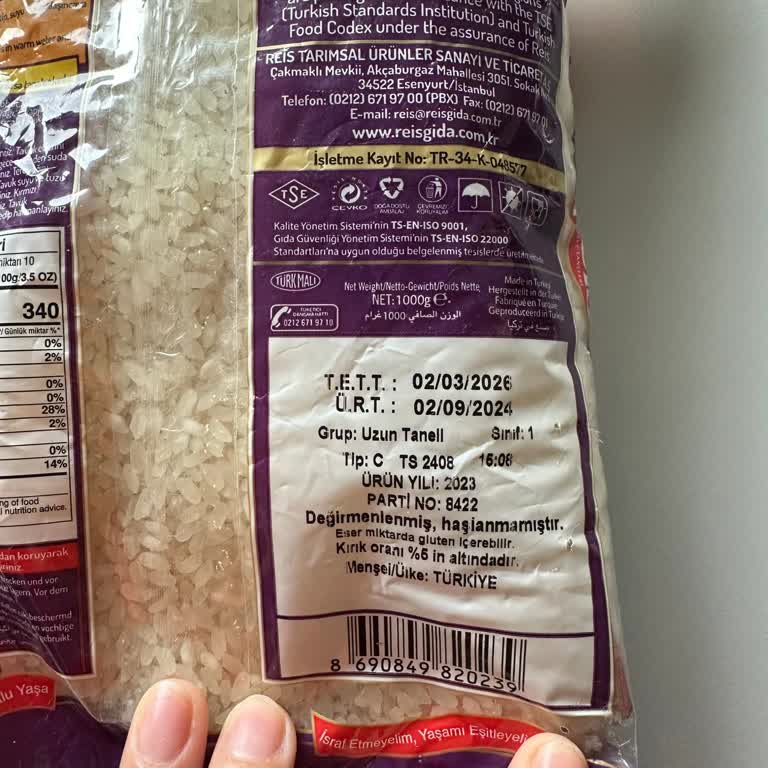 Açılmamış Pirinç Paketinde Böceklenme Ve Cevapsız Kalan Şikayet