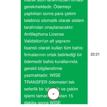 Kazandığım Tutarı Çekmek İçin Ön Ödeme Talep Edilmesi Güvenimi Zedeledi