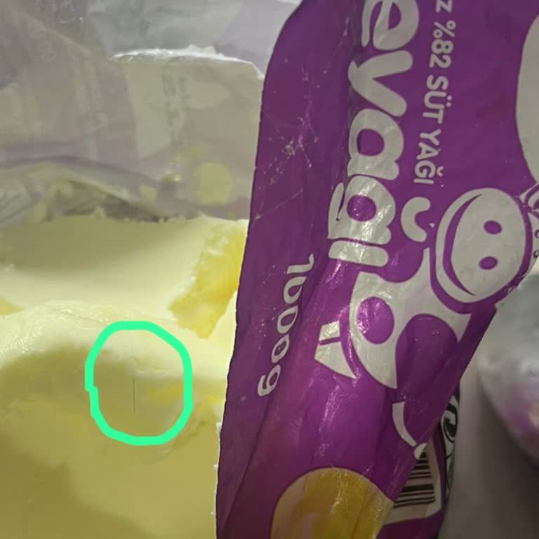 Migros'tan Aldığım Tereyağında Saç Teli Şoku