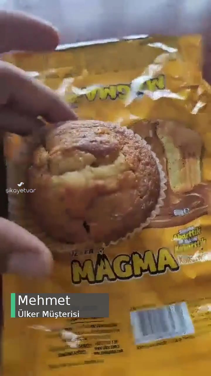 Ülker Magma Kekinde Böcek Tüy Çıktı! videonun kapak resmi