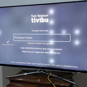 Tivibu Kurulumu Yarım Bırakıldı!