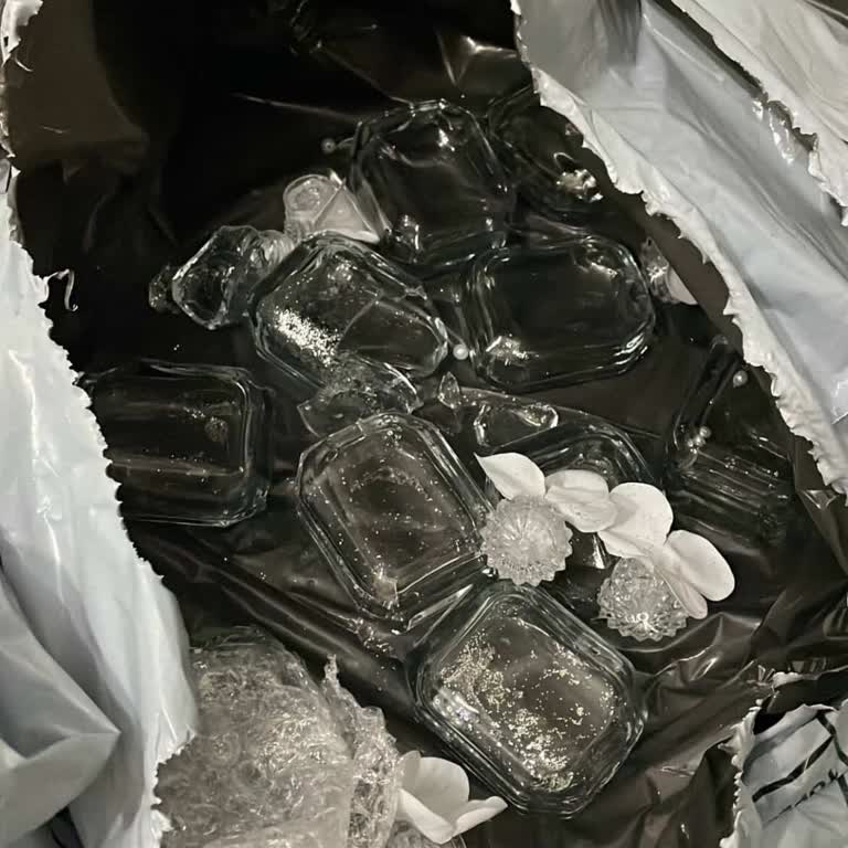 Kötü Paketleme Nedeniyle Kırık Cam Şişeler Teslim Edildi