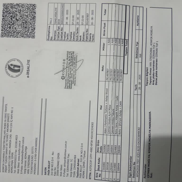 Hasarlı Sandalyenin Değişimi İçin Çetmen'den Sonuç Alamıyorum