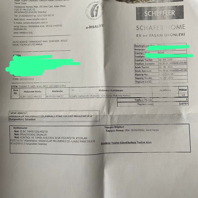 Sürekli Arızalanan Kahve Makinesi İçin Para İadesi Talebim Var