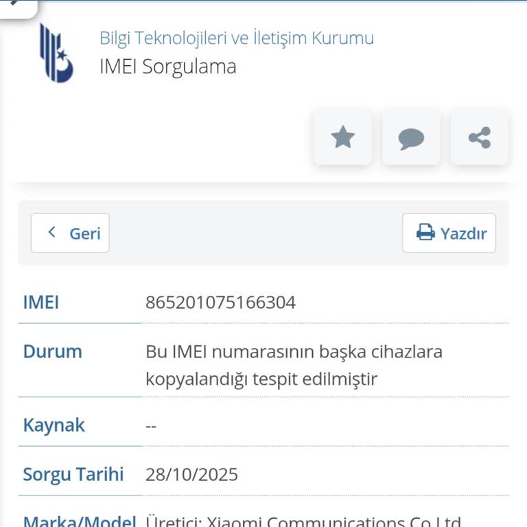 Çalıntı IMEI'li Telefon Satışı Ve Trendyol'un Sorunu Çözememesi