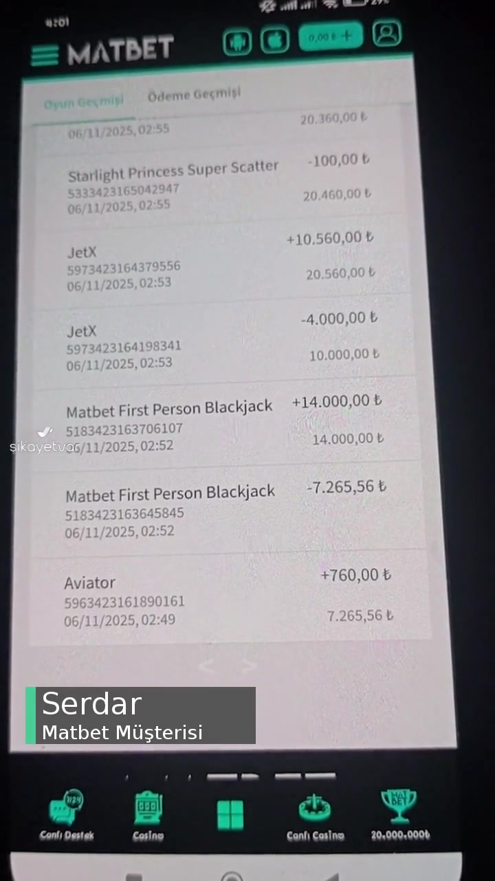 Matbet Bakiyemi Sıfırladı videonun kapak resmi