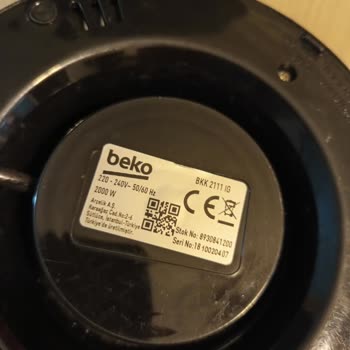 Beko Semaverin Porselen Demlik Kapağı Bulunamıyor, Mağduriyet Yaşadık