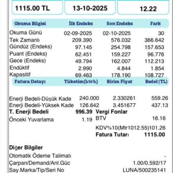 Beklenmedik Yüksek Elektrik Faturası Ve İade Talebi