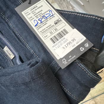 Mavi Kullanılmamış Ve Etiketli Pantolonda Beden Değişimi Reddi