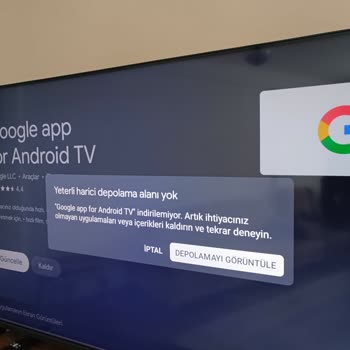 Toshiba 65 İnç Android TV'de Hafıza Sorunu Ve Servis Ücreti Şikayeti