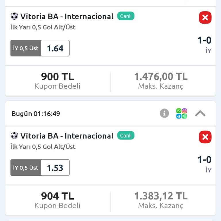 Yanlış Canlı Skor Yüzünden Mağduriyet Ve Kupon İade Talebi